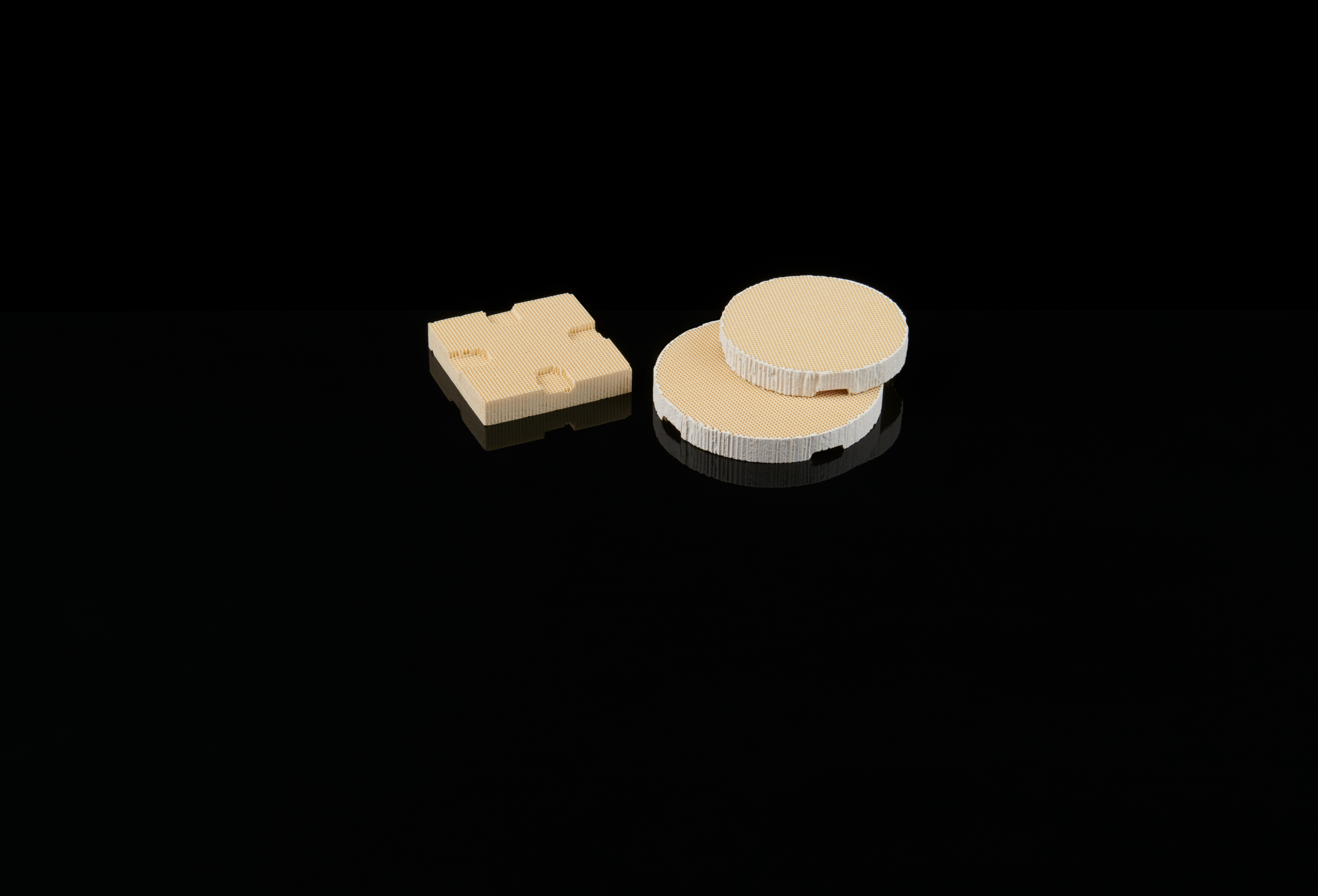 Wabenbrenngutträger quadratisch 55x55mm