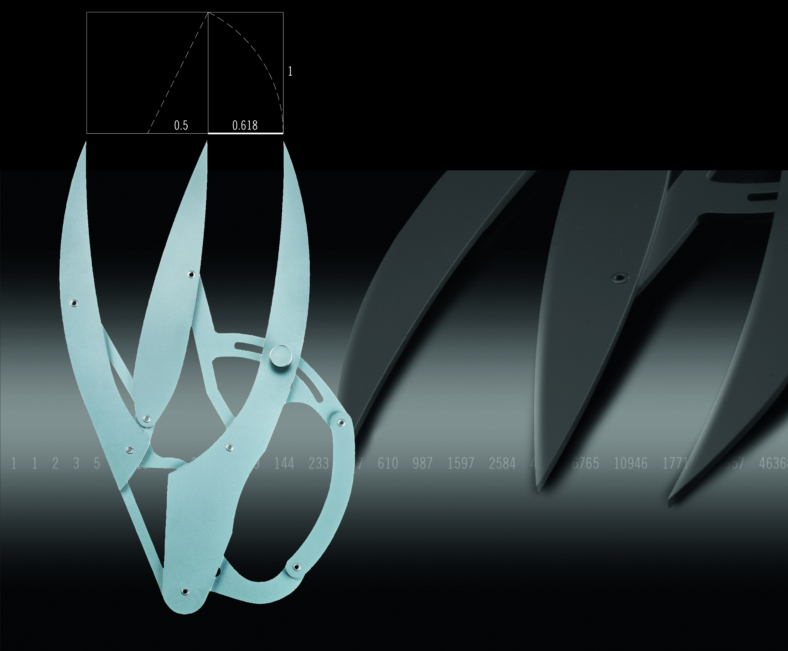 Golden Section Divider, Komplettset Golden Section Divider, Komplettset