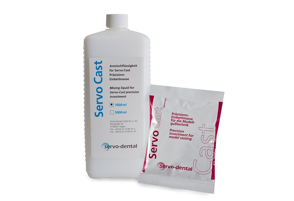 ServoCast - Einbettmasse Musterpackung